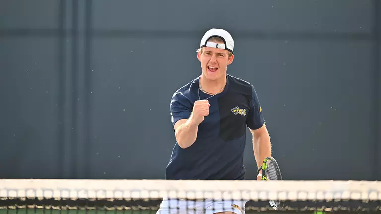 Men's Tennis Wins Conference Match Over Monmouth, 4-3