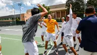 Men's Tennis Advances to CAA Championship Semifinals with 4-2 Win Over Charleston