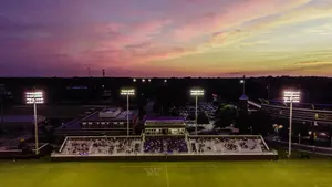 Johnson Stadium Sunset