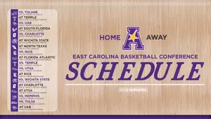 MBB 2025-26 American Conference Schedule Graphic