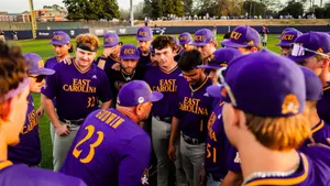 ECU Baseball Huddle