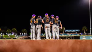 ECU Baseball Huddle