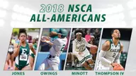 Four Eagles Earn NSCA All-American Honors