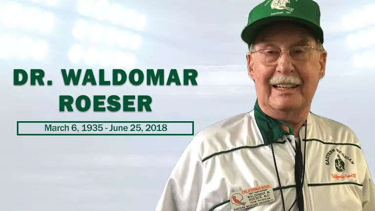 Longtime EMU Team Physician "Doc" Roeser Passes Away