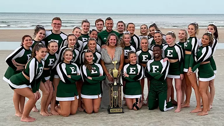 EMU Cheer Uses Program Record to Finish as National Runner-Up