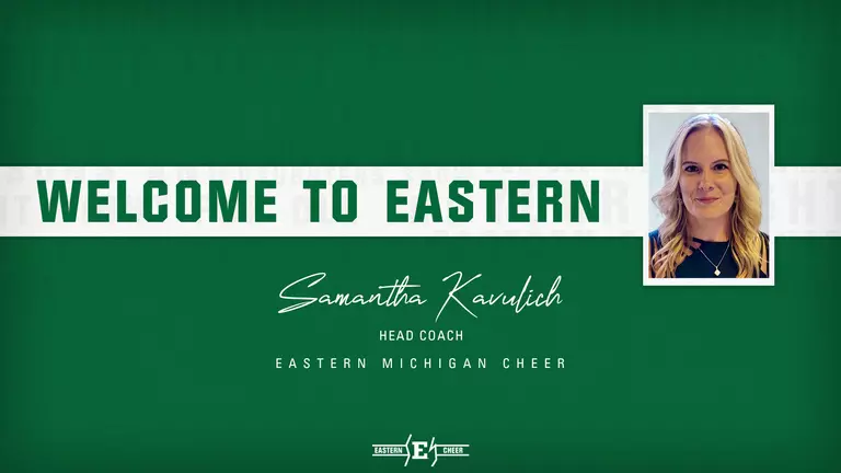 EMU Names Samantha Kavulich Head Cheerleading Coach