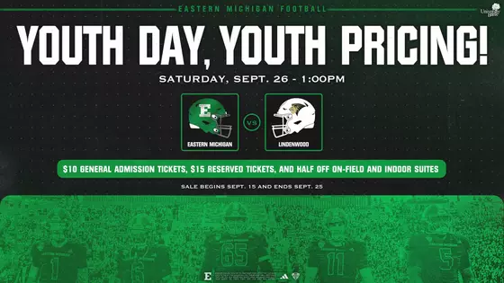 A Special Offer For Our Next Home Game! Youth Day, Youth Pricing