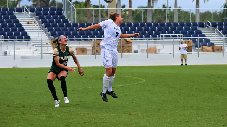Women's Soccer Travels North for Two