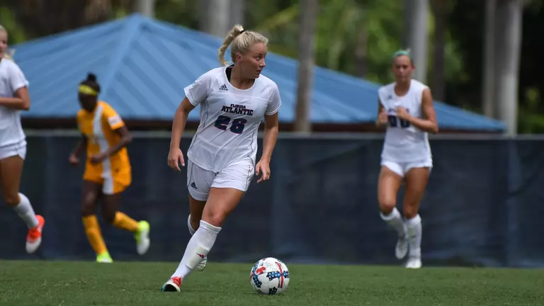 Women's Soccer Picks up Three Points with Three-Score Win