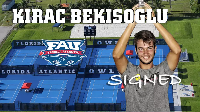Men's Tennis Signs Blue Chip Recruit Bekisoglu