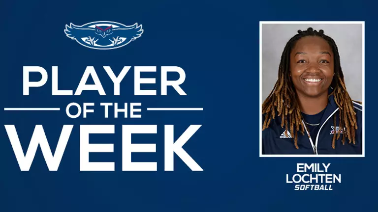 Softball's Lochten Dominates at the Plate to Earn FAU Player of the Week