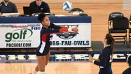 Volleyball Outlasts North Texas in Four Sets