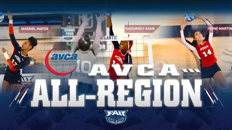 Three Volleyball Players Named AVCA All-Region