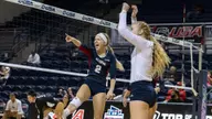 Volleyball Sweeps Marshall in C-USA Quarterfinals