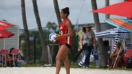 #18 Beach Volleyball Splits Day One at the UNF Beach Invite
