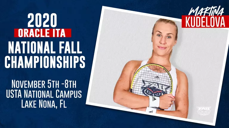 Martina Kudelova Represents FAU at ITA National Fall Championship