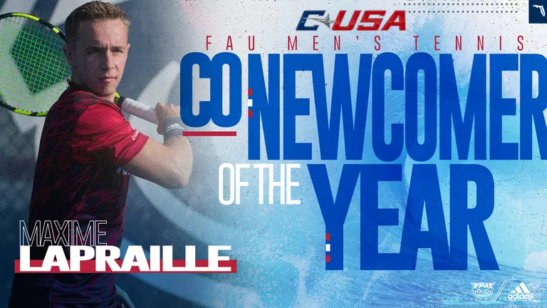 Lapraille Named C-USA Men’s Tennis Co-Newcomer of the Year