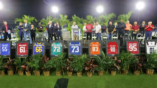 Coach Schnellenberger's Celebration