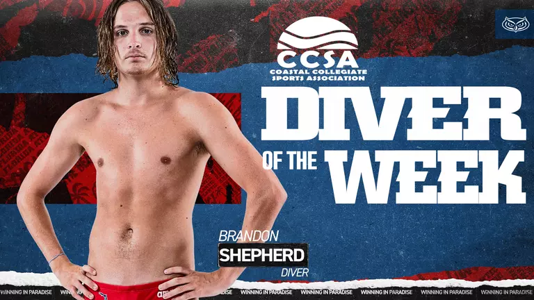 Shepherd Earns CCSA Diver of the Week