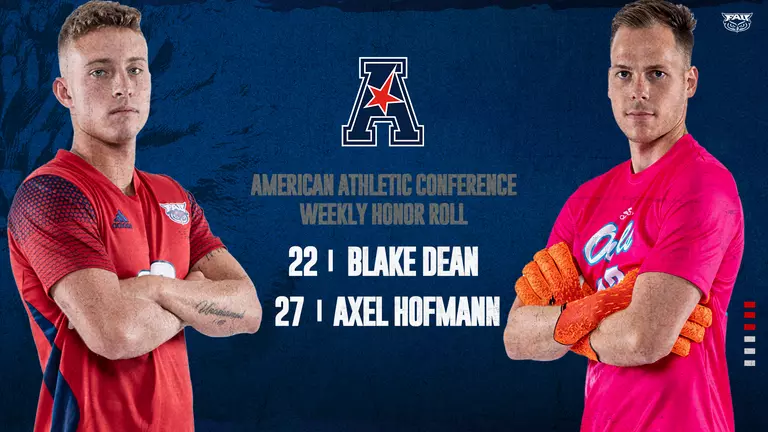 Dean, Hofmann Named to AAC Weekly Honor Roll
