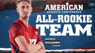 Raisanen Earns Nod to AAC All-Rookie Team