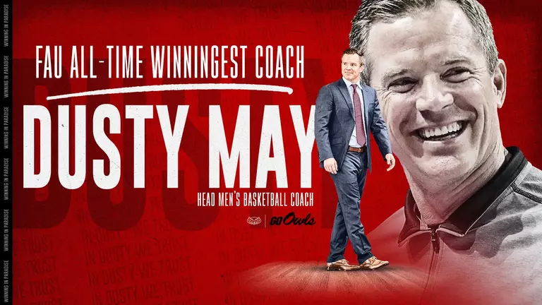May Becomes FAU’s All-Time Winningest Coach as Owls Top NKU
