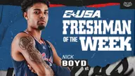 Boyd Tabbed C-USA Freshman of the Week