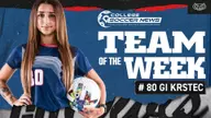 Krstec Chosen to College Soccer News National Team of the Week