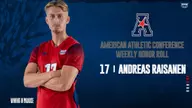 Raisanen Earns Nod to AAC Weekly Honor Roll
