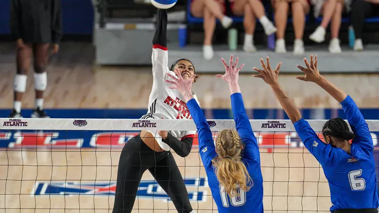 Owls Dominate Tulsa in Four-set Win