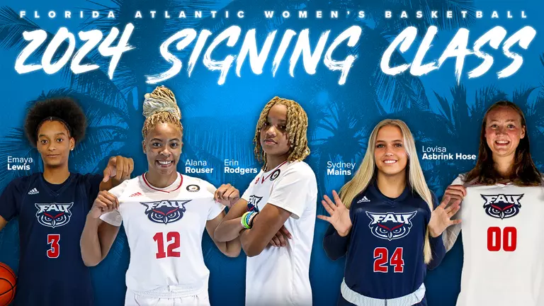 Owls Ink Five Signees to 2024 Signing Class