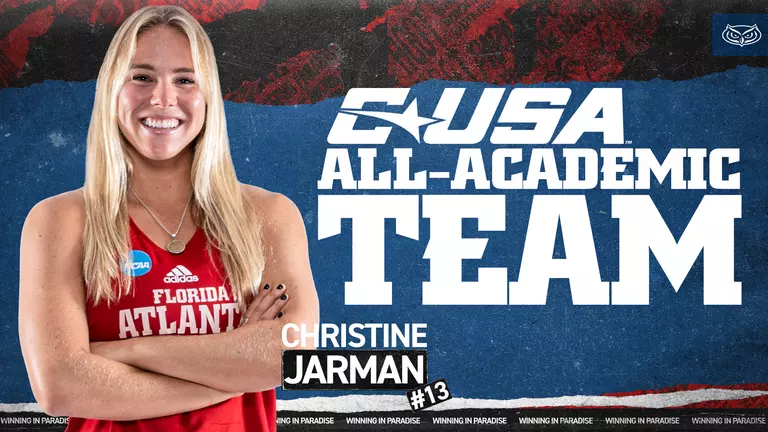 Jarman named to the C-USA All-Academic Team
