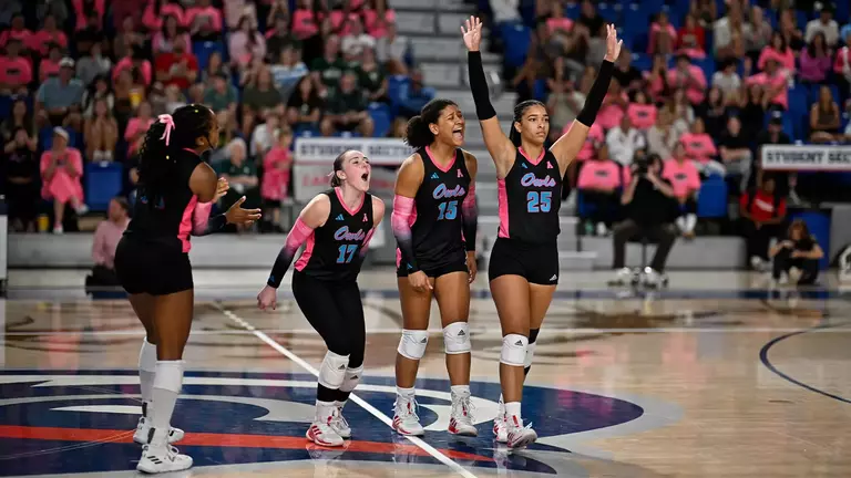 Owls Upset Conference Leader South Florida Sunday, 3-1