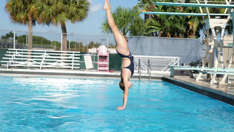 Clack Named Inaugural AAC Freshman Diving Athlete of the Week