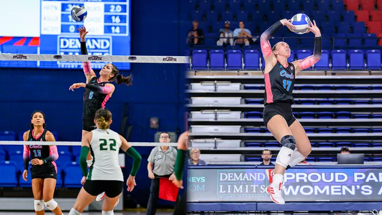 Hensley, Robine Named AAC Second Team All-Conference