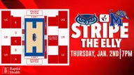 Men's Hoops Announces 'Stripe the Elly' Versus Memphis