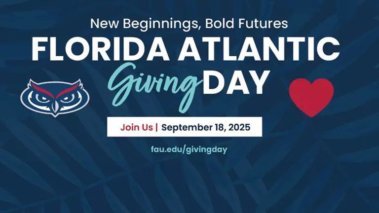 Florida Atlantic Giving Day is Thursday, Sept. 18