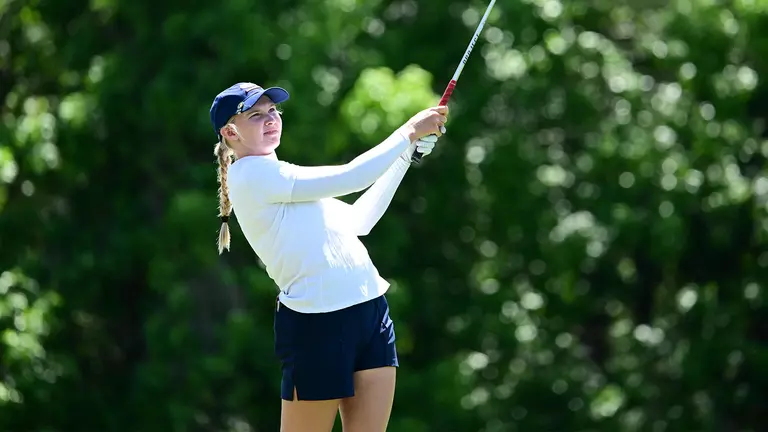 Rathjen Leads Owls on Day Two of American Conference Championship