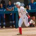 Jesiana Mora celebrating a home run versus Tulsa