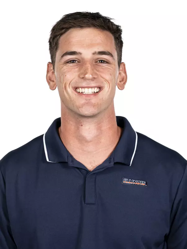 CHAMPAIGN, IL- October 02, 2023 - Illinois Assistant Director of Creative Services Nathan Ripple headshot taken at the Bielfeldt Athletics Administration Building in Champaign, IL. Photo By Kevin Snyder