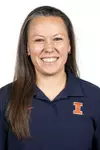 CHAMPAIGN, IL- October 02, 2023 - Illinois Associate Strength & Conditioning Coach Emily Schilling headshot taken at the Bielfeldt Athletics Administration Building in Champaign, IL. Photo By Kevin Snyder