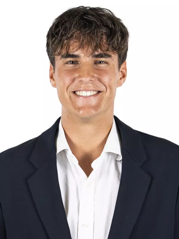 CHAMPAIGN, IL - September 05, 2023 - Illinois’s Mathis Debru Headshot taken during 2023-2024 Production Day at Atkins Tennis Center in Urbana, IL. Photo By Kevin Snyder