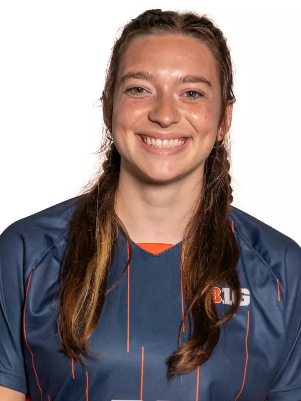 CHAMPAIGN, IL - August 07, 2023 - Illinois Midfielder Regan Moody (#27) headshot taken during the 2023 Production Day at the Susan and Clint Atkins Baseball Training Center in Champaign, IL. Photo By Kevin Snyder