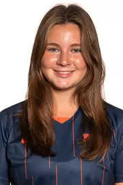 CHAMPAIGN, IL - August 07, 2023 - Illinois Midfielder Sophia Wampler (#8) headshot taken during the 2023 Production Day at the Susan and Clint Atkins Baseball Training Center in Champaign, IL. Photo By Kevin Snyder