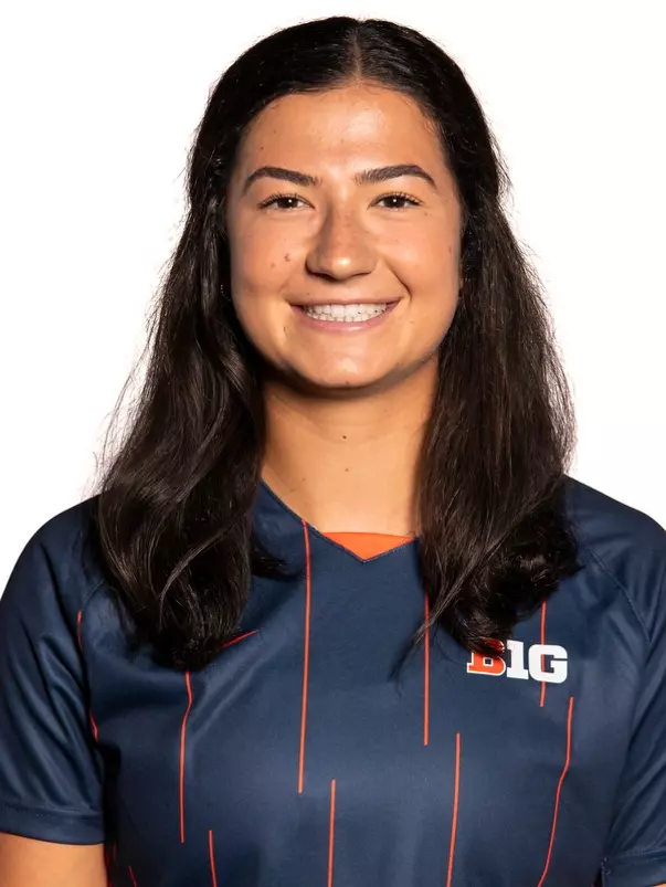 CHAMPAIGN, IL - August 07, 2023 - Illinois Midfielder Alyssa Weede (#2) headshot taken during the 2023 Production Day at the Susan and Clint Atkins Baseball Training Center in Champaign, IL. Photo By Kevin Snyder