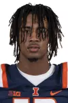 CHAMPAIGN, IL - August 12, 2023 - Illinois Wide Receiver Pat Bryant (#13) headshot taken during 2023 Media Day at Memorial Stadium in Champaign, IL. Photo By Kevin Snyder
