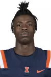 CHAMPAIGN, IL - August 12, 2023 - Illinois Defensive Back Jaheim Clarke (#25) headshot taken during 2023 Media Day at Memorial Stadium in Champaign, IL. Photo By Della Perrone