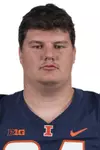 CHAMPAIGN, IL - August 12, 2023 - Illinois Defensive Lineman Joep Engbers (#94) headshot taken during 2023 Media Day at Memorial Stadium in Champaign, IL. Photo By Kevin Snyder