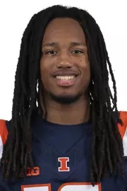 CHAMPAIGN, IL - August 12, 2023 - Illinois Defensive Back Prince Ford (#16) headshot taken during 2023 Media Day at Memorial Stadium in Champaign, IL. Photo By Kevin Snyder