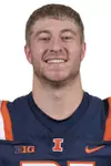 CHAMPAIGN, IL - August 12, 2023 - Illinois Running Back Aidan Laughery (#21) headshot taken during 2023 Media Day at Memorial Stadium in Champaign, IL. Photo By Kevin Snyder